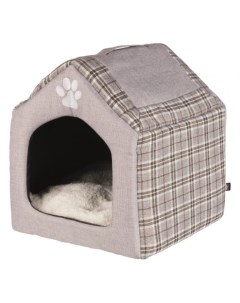 Домик для кошек и собак Silas пещера серый бежевый 45x40x40см Trixie