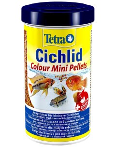Корм для всех видов цихлид Cichlid Colour Mini для улучшения окраса гранулы 500 мл Tetra