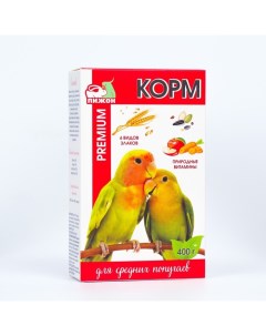 Сухой корм для средних попугаев Premium 400 г Пижон