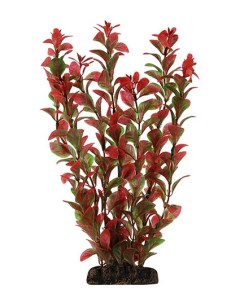 Искусственное растение для аквариума людвигия красная 10 см пластик керамика Laguna