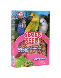 Сухой корм для волнистых попугаев Special с фруктами 400 г Seven seeds
