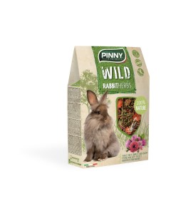 Сухой корм для кроликов Wild Menu Rabbit Herbs морковь клевер и василек 0 6 кг Pinny