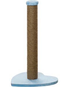 Когтеточка столбик для кошек Боня 30х30х50 см голубой Вака