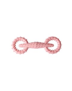 Игрушка для собак Dental Гантель розовая 16х5 8 см Homepet
