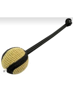 Развивающая игрушка для собак Buffalo Мяч с петлей бежевый черный 6 см Ankur