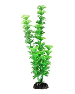 Искусственное растение для аквариума амбулия зеленая 30 см пластик керамика Laguna
