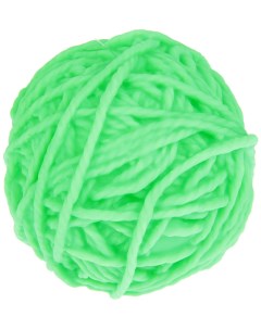 Мяч для кошек Клубок ниток резина зеленый 8 2 см Зооник
