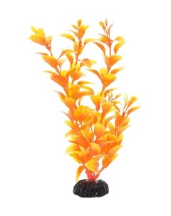 Искусственное растение для аквариума Людвигия оранжевая Plant 011 20 см пластик Barbus