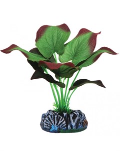 Искусственное растение для аквариума Эхинодорус 7 см пластик шелк Laguna