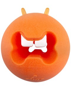 Игрушка для собак Fred Treat Ball мяч для лакомств массажный оранжевая 6 4 см Rogz