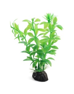 Искусственное растение для аквариума Гемиантус зеленый 10 см пластик Laguna