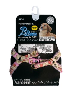 Шлейка БУРЖУА для собак размер 2S розовая Japan premium pet