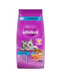 Сухой корм для кошек подушечки паштет лосось 5 кг Whiskas