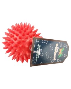 Игрушка для собак Импортные товары хозтовары Мяч с шипами красный диаметр 7 см Nobrand