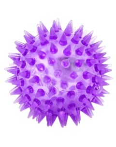 Игрушка для собак Импортные товары хозтовары Мяч с шипами фиолетовый диаметр 5 см Nobrand