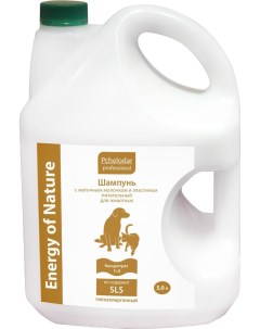 Шампунь для кошек и собак питательный маточное молочко и эластин концентрат 5л Пчелодар