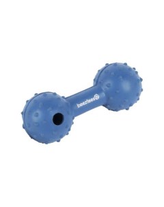 Игрушка для собак гантель с колокольчиком цвет голубой Beeztees