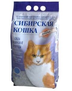 Комкующийся наполнитель Прима комкующийся 10 л Сибирская кошка
