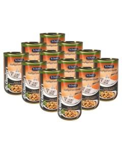 Консервы для кошек с птицей и морковью в соусе 12 шт по 415 г Dr.clauder’s