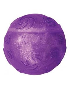 Апорт для собак хрустящий мячик большой фиолетовый длина 7 см Kong