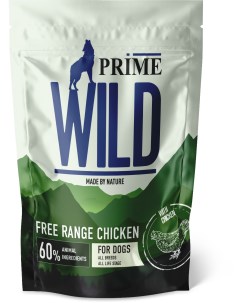 Сухой корм для собак и щенков GF FREE RANGE с курицей 500г Prime wild
