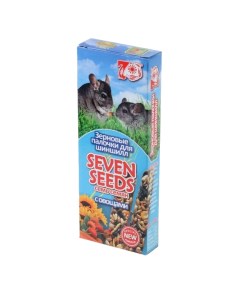 Лакомство для шиншилл Зерновые палочки овощи 100 г 2 шт Seven seeds