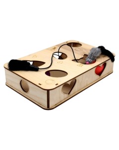 Игрушка для кошек Игровой трек Прямоугольник 26 см Gosi