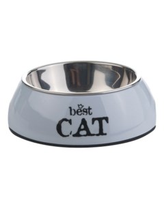 Одинарная миска для кошек сталь серый 0 16 л Beeztees
