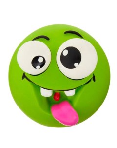 Игрушка для собак 1 Крейзи мяч с пищалкой латекс зеленый 6 см N1