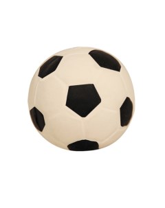 Игрушка для собак мяч футбольный резина 6 см Чистый котик