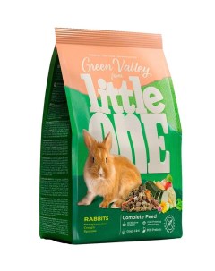Сухой корм для кроликов Зеленая долина из разнотравья 4 шт по 750 г Little one
