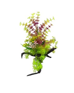 Искусственное аквариумное растение с корягой 00112879 12х22 см Ripoma