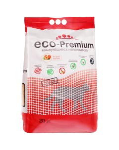Впитывающий наполнитель Eco Premium Персик древесный 20 л Eco-premium