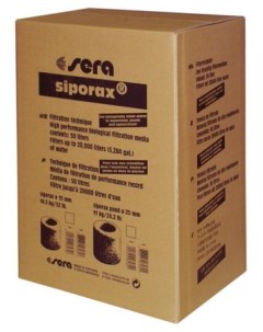 Наполнитель для внешних и внутренних фильтров Siporax спеченое стекло 50 л Sera