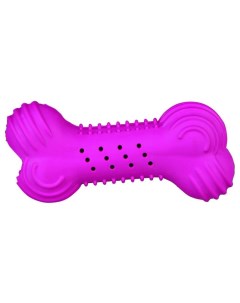 Жевательная игрушка для собак Кость шуршащая из каучка фиолетовый 18 см Trixie