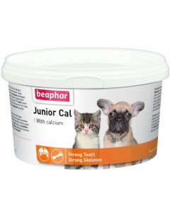 Кормовая добавка для котят и щенков Junior Cal 200 г Beaphar
