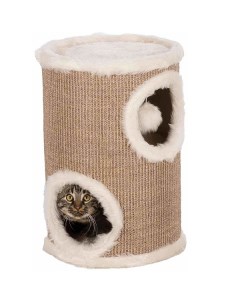Домик для кошек Башня коричневый бежевый 33x33x50см Trixie