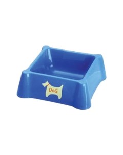Одинарная миска для собак пластик синий 0 3 л Nobrand