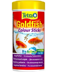 Корм для золотых рыб GOLDFISH COLOUR STICKS гранулы для усиления окраса 2шт по 250мл Tetra