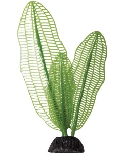 Искусственное растение для аквариума зеленый силикон пластик 4 5x14 см Laguna