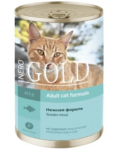 Консервы для кошек Adult Cat Tender Trout нежная форель 415г Nero gold