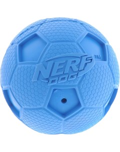 Апорт для собак Мяч футбольный пищащий цвет в ассортименте длина 6 см Nerf