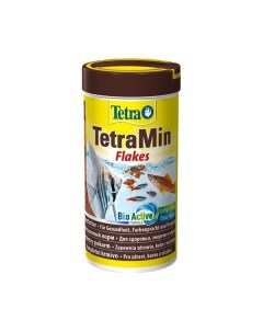 Корм для аквариумных рыб Min основной для всех видов хлопья 250мл Tetra