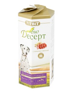 Лакомство для собак био Десерт печенье косточки с печенью стандарт 350г Titbit