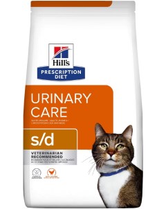 Сухой корм для кошек Prescription Diet s d Urinary Care 3 кг Hill`s