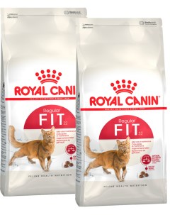 Сухой корм для кошек Fit 32 2 шт по 2 кг Royal canin