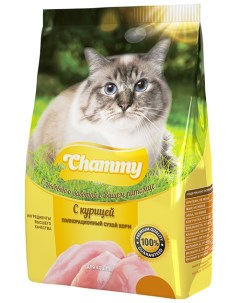 Сухой корм для кошек курица 0 35кг Chammy
