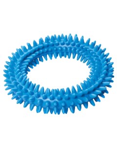 Жевательная игрушка для собак Колечко резиновое голубой 11 5 см Триол
