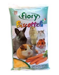 Лакомство для грызунов Бисквиты с морковью 30г Fiory