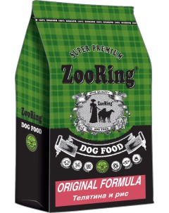 Сухой корм для собак Original Formula телятина рис 10кг Zooring